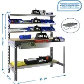 Simonwork (bancos De Trabajo) Établi Bt1 Box 1445x910x610 Mm