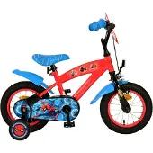 Volare Vélo enfant Spider-Man - Garçon - 12 pouces - Bleu/Rouge