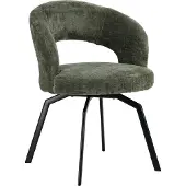 Happy Garden Chaise en chenille verte EHBA