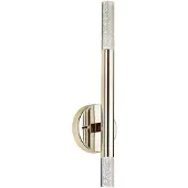 Zuma Line Applique murale LED ONE, or français, 5 W, blanc chaud, 900 lm, cristal, dim. : 45 x 12 x 12 cm, IP20,