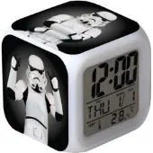 Thumbs Up Stormtrooper Original Digital Word Clock Argenté