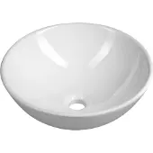 A&n&a aqualine Vasque en céramique à poser, diam. 40cm, Blanc