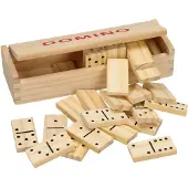 Eddy Toys Domino en bois naturel