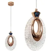 Toolight Lampe Suspendue Lhj109-1Cp Gold, Rose Gold