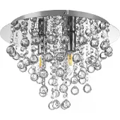 Nowa plafonnier métal chromé, 3x E14