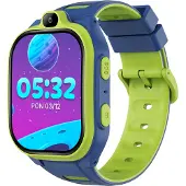 Forever Montre connectée GPS WiFi 4G pour enfants Boost KW-530 Bleu Android IA SOS IPS 2,0" nanoSIM 2 Mpx G-Sensor IP67 GeoFencing Appel vidéo 800 m