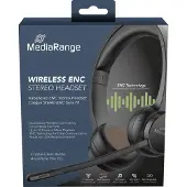 MediaRange MROS307 Bluetooth ENC Stereo Headset 400mAh Akku schwarz