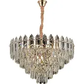 Toolight Lampe Suspendue G057-CP 50cm 50cm Gold