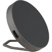 Qualo Chargeur à induction magnétique Recycling avec anneau QRLI-R-15-01, Compatible MagSafe, Charge rapide sans fil 15W