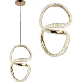 Toolight Lampe Suspendue G069-CP Gold