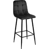 EHokery Hamilton bar hocker noir Velours