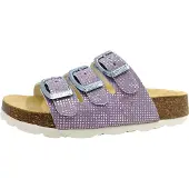 Superfit - Chaussons pour enfants, modèle pantoufle, pour filles, couleur violet, pour un usage quotidien