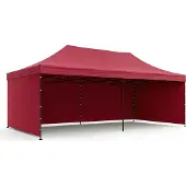 AGA Stand de ciseaux PARTY 3x6m Bordeaux