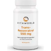 Vita-World GmbH Trans-Resvératrol 550 mg (60 gélules)