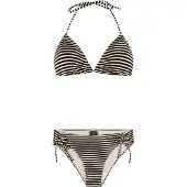 Protest Match Triangle Bikini Blanc,Noir L Femme