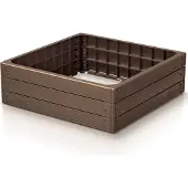Prosperplast lit surélevé 75,6cm BASE BOIS IBWS-7587U rustique brique plastique