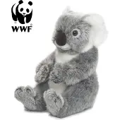 WWF - Peluche Koala, 22 cm, blanche, en matériaux recyclés, douce et écologique
