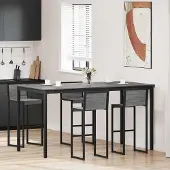 Prolenta Maison Exclusive - Tablettes d'appoint, lot de 2, matériau composite, angle droit