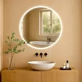 CLP Miroir de salle de bain Laconia, taille:Ø 70