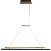 ITALUX LED 16W MERLOT lampe suspendue PND-54638F-16W-3K-BK-GD