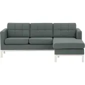 Wintech Canapé d’angle droit Normann-Malmo 95-white