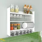 Skye Decor , Kolin - White, étagères de cuisine, blanc, 85 x 65 x 15 cm