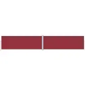 Syfax Auvent latéral rétractable Rouge 180x1000 cm