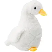Lean Toys Peluche mascotte oie blanche peluche canard 40 cm