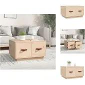 vidaXL Table basse 60x53x35 cm pin massif - Tables basses