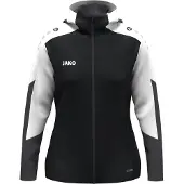 Jako Veste à capuche Dynamic pour femmes - 6870D, Couleur:noir/blanc/anthracite, Taille:XL (46/48)