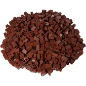 LEGO 1x2 Briques striées Briques striées rouge-brun - 2877 NOUVEAU ! Quantité 250x
