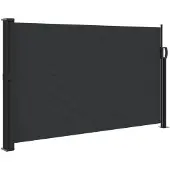 Syfax Auvent latéral rétractable noir 120x600 cm