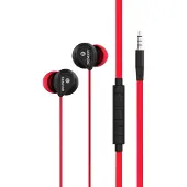 Sencor Casque audio avec microphone SEP 172 VCM, couleur rouge