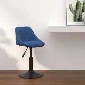 Prolenta Maison Exclusive - Tabouret de bar en velours bleu