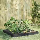 Prolenta Maison Exclusive - Jardinière surélevée anthracite, 100x100x18,5 cm, en acier
