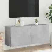 Prolenta Maison Exclusive - Meuble TV gris béton 100x30x41 cm