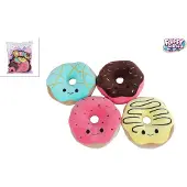 Nobrand Fluffy Menu Pluche met 4 Donuts - 40cm