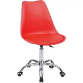 Happy Garden Chaise de bureau réglable en hauteur rouge ANNE