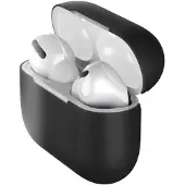 Baseus Protection intégrale à 360 degrés en silicone Etui en gel Housse de protection Housse compatible avec Airpods Pro Noir