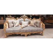 AEA Klassische Dreisitzer Barock Couch Französische Möbel Einrichtung 3er