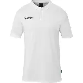 Kempa Poly Polo Shirt - blanc, Taille:128