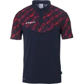 Uhlsport Progressive 28 Short Sleeve Polo Bleu M Homme