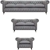 Xl Moebel Gmbh Canapé en tissu Canapé Chesterfield Salon Nouveau Design