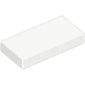 LEGO 1x2 carreaux 3069 - 100 pièces blanc
