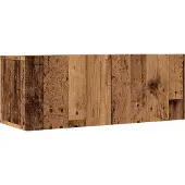 Syfax Meubles TV muraux 2 pcs vieux bois 80x30x30 cm