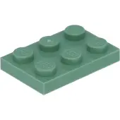 LEGO 2x3 plaques 3021 - 50 pièces vert sable