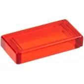 LEGO 1x2 carreaux 3069 - 250 pièces Trans - Rouge