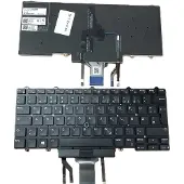 T-ProTek Clavier allemand avec Trackpoint, rétroéclairé, compatible avec DELL Latitude 14 (E5470-5P4HP)