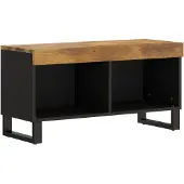 vidaXL Armoire TV 85x33x43,5 cm en bois massif de manguier