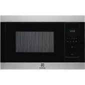 Electrolux Micro-ondes Encastrable CMS4253TMX, Inox Anti-trace, 25L, Grill, 900W, 388x595x400 mm